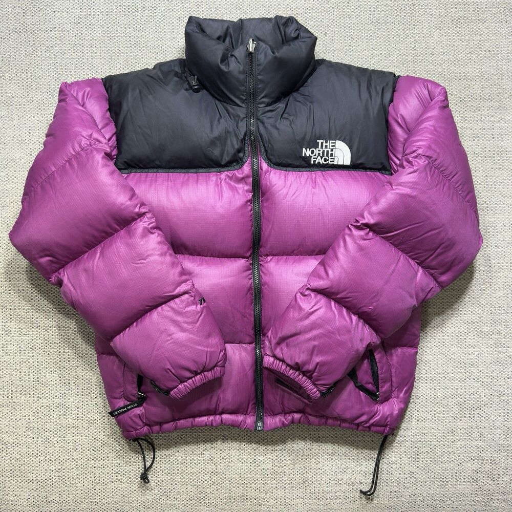 The North Face 1996 Retro Nuptse 700 Down Jacket Womens Black Currant / Purple